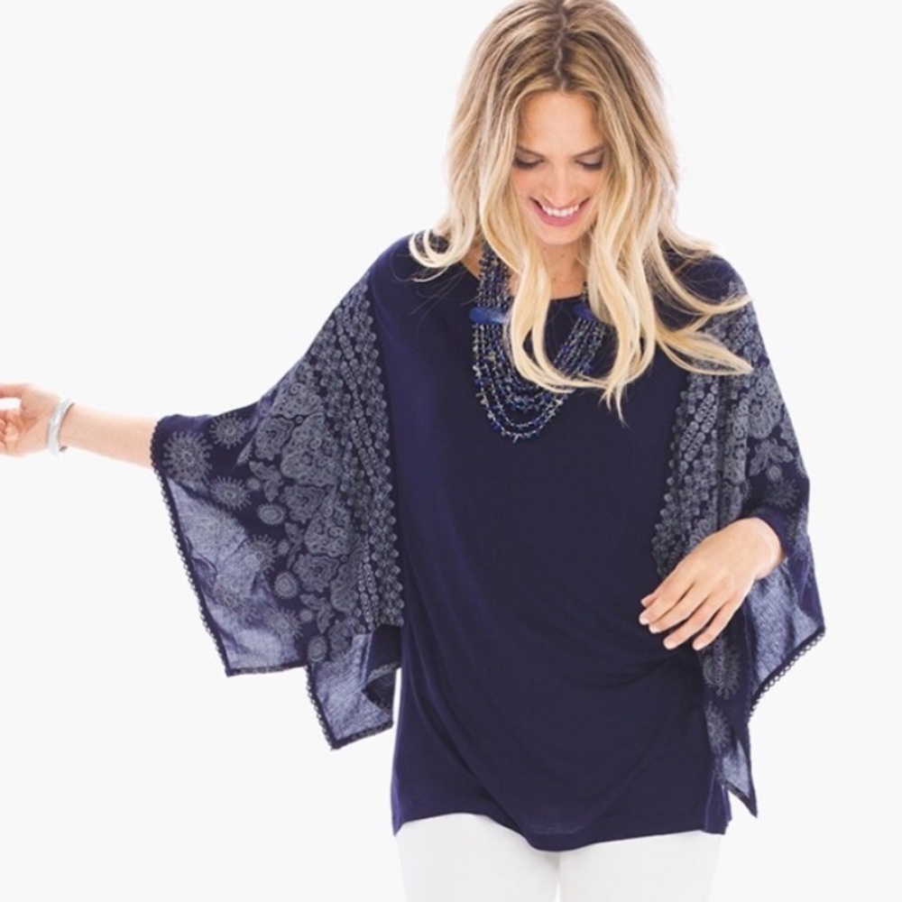 CHICO’S Medallion Splendor Top